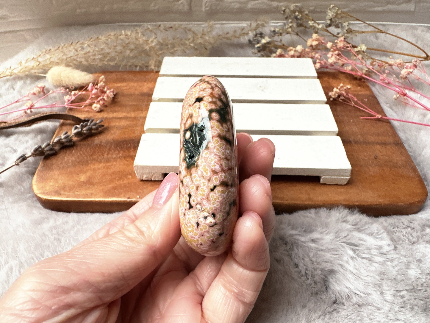 Ocean Jasper Palm Stone
