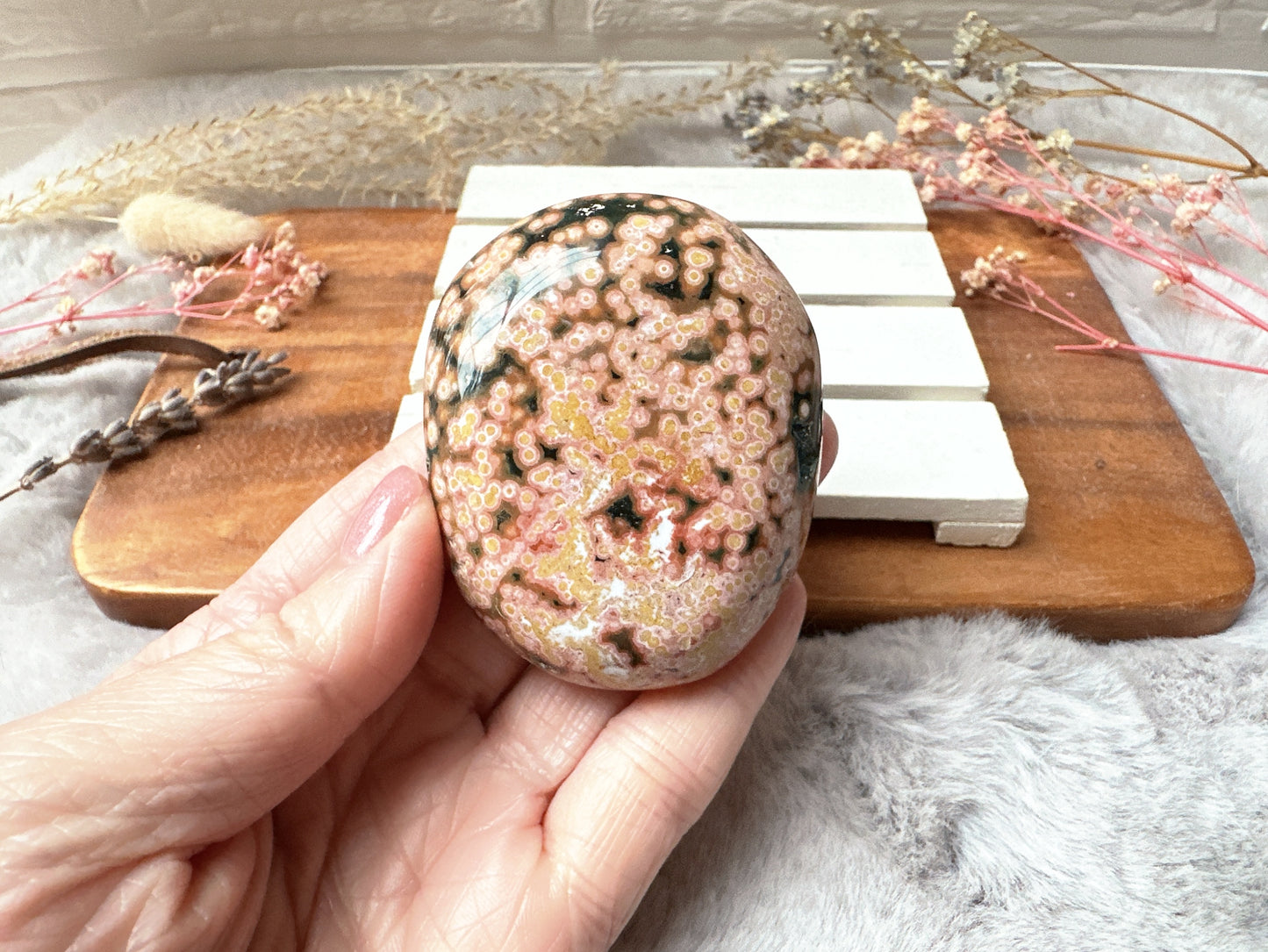Ocean Jasper Palm Stone