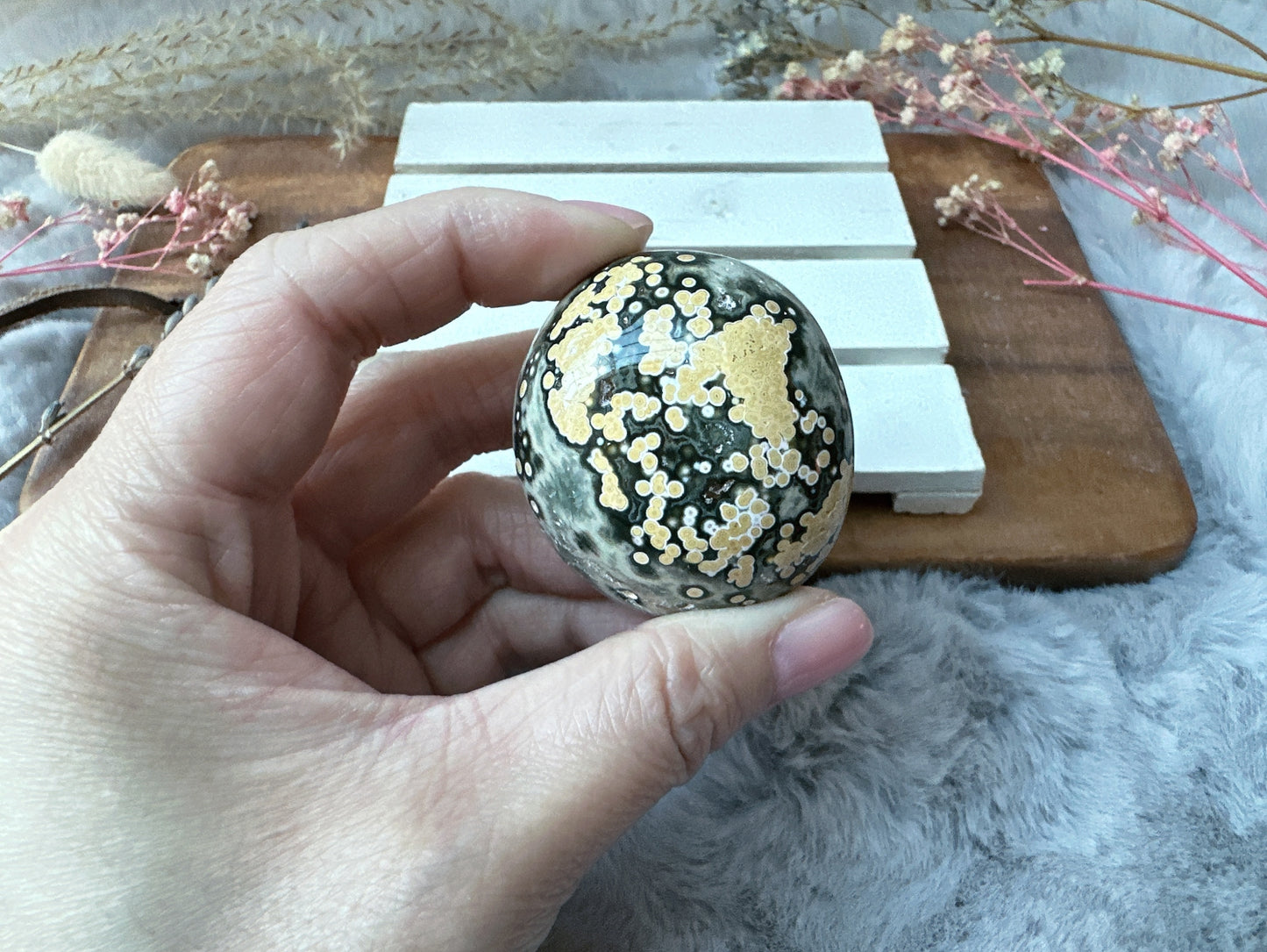 Ocean Jasper Palm Stone