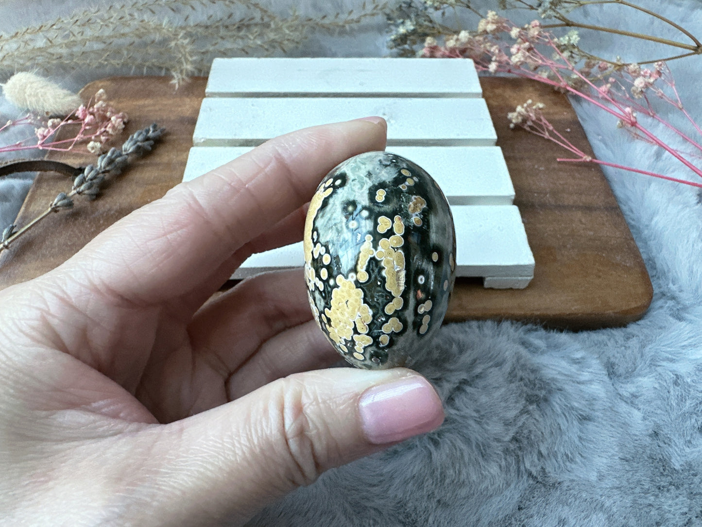 Ocean Jasper Palm Stone