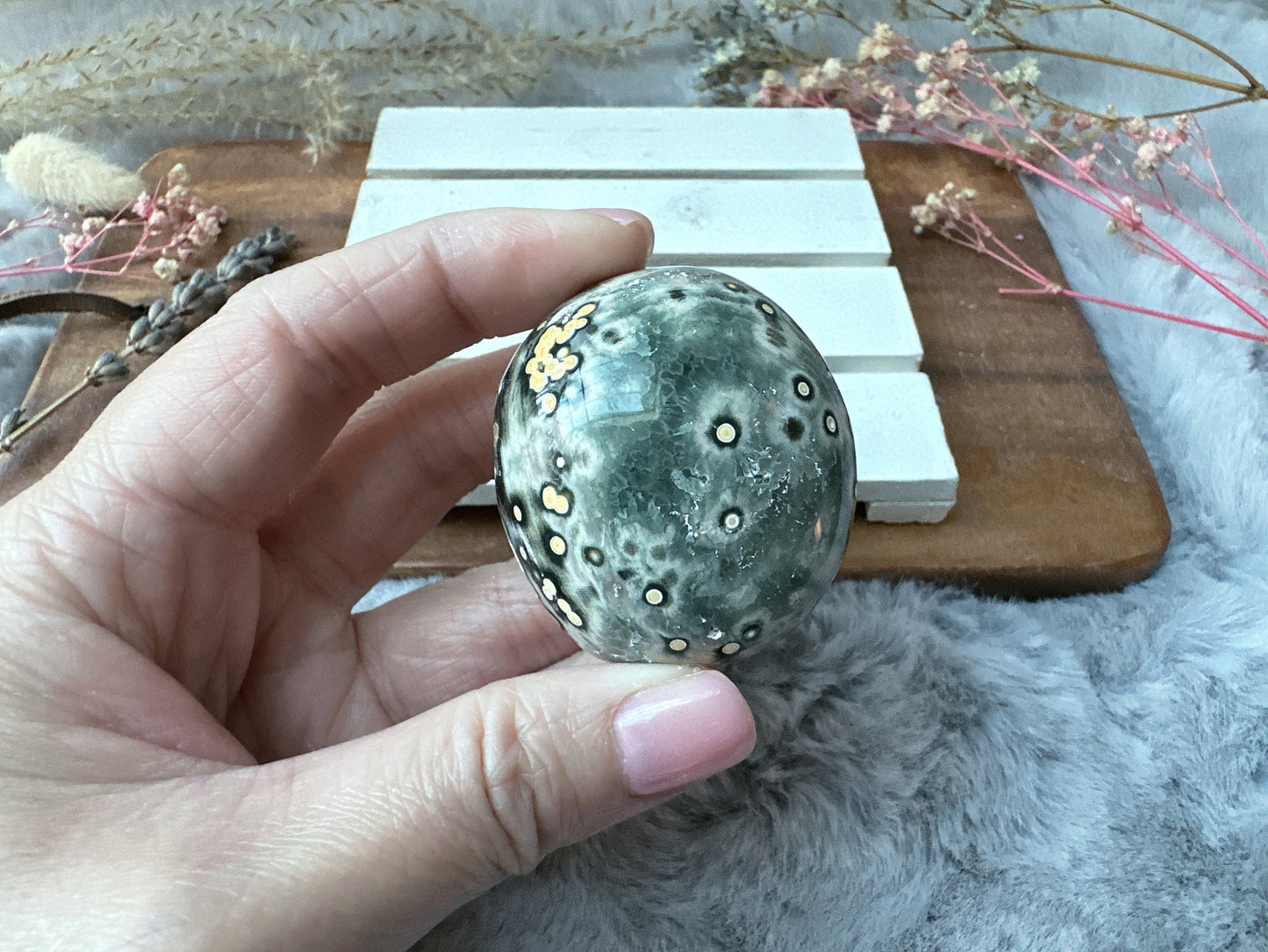 Ocean Jasper Palm Stone