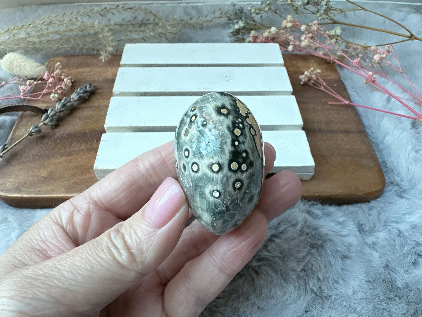 Ocean Jasper Palm Stone