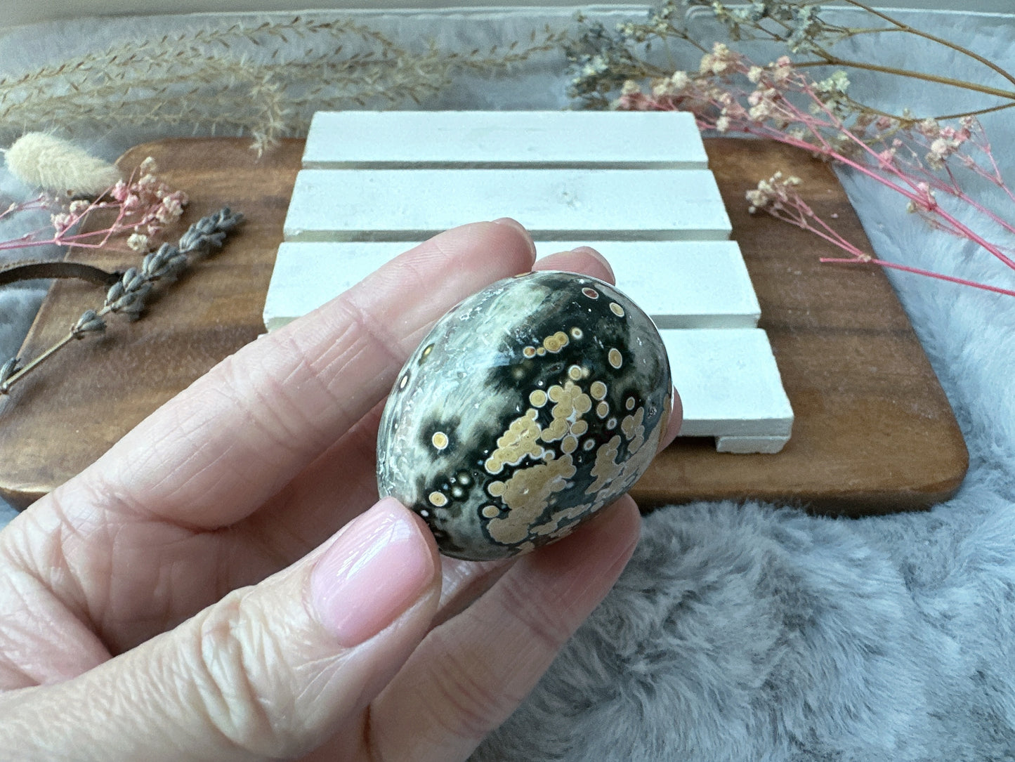 Ocean Jasper Palm Stone
