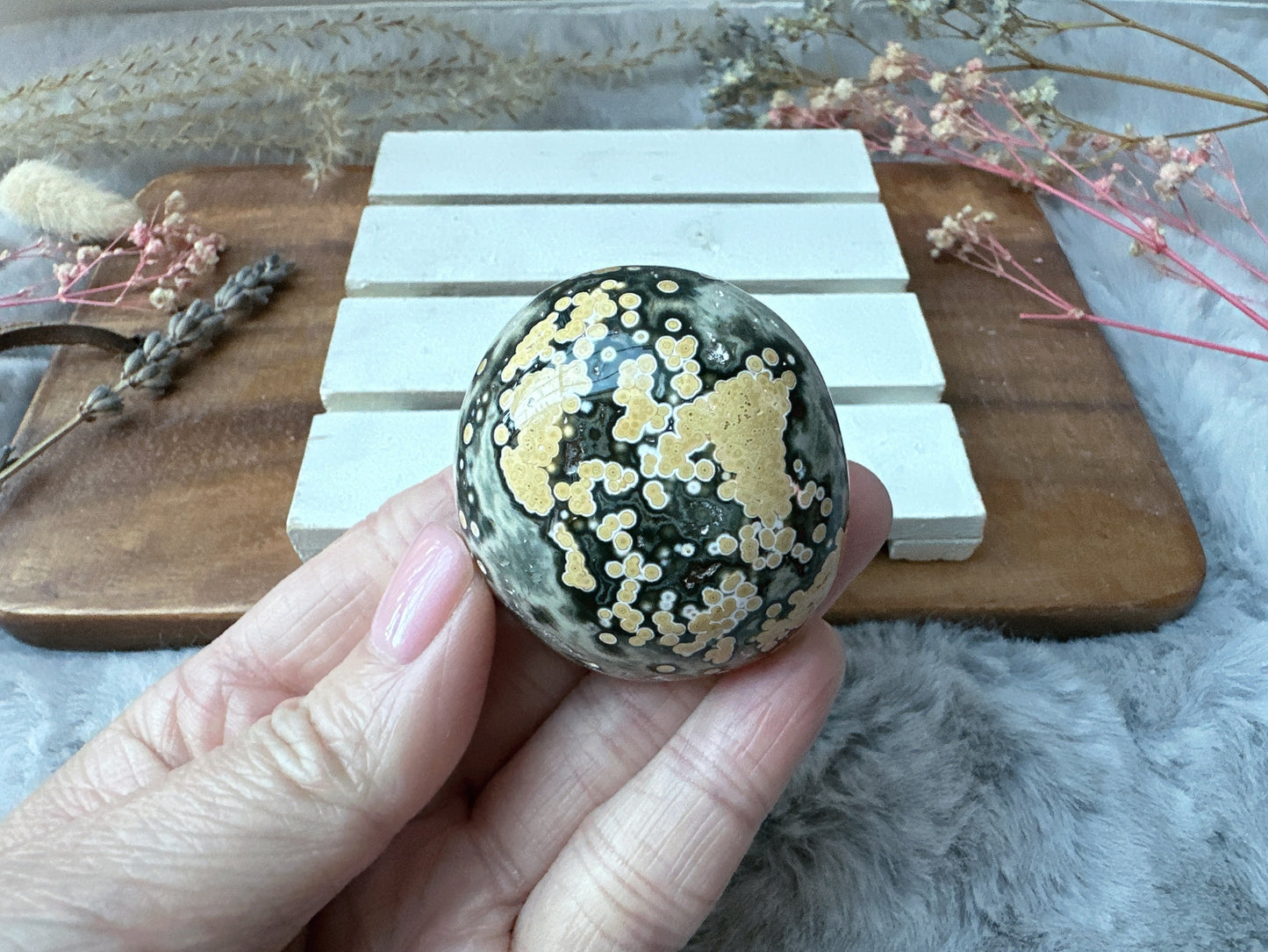 Ocean Jasper Palm Stone