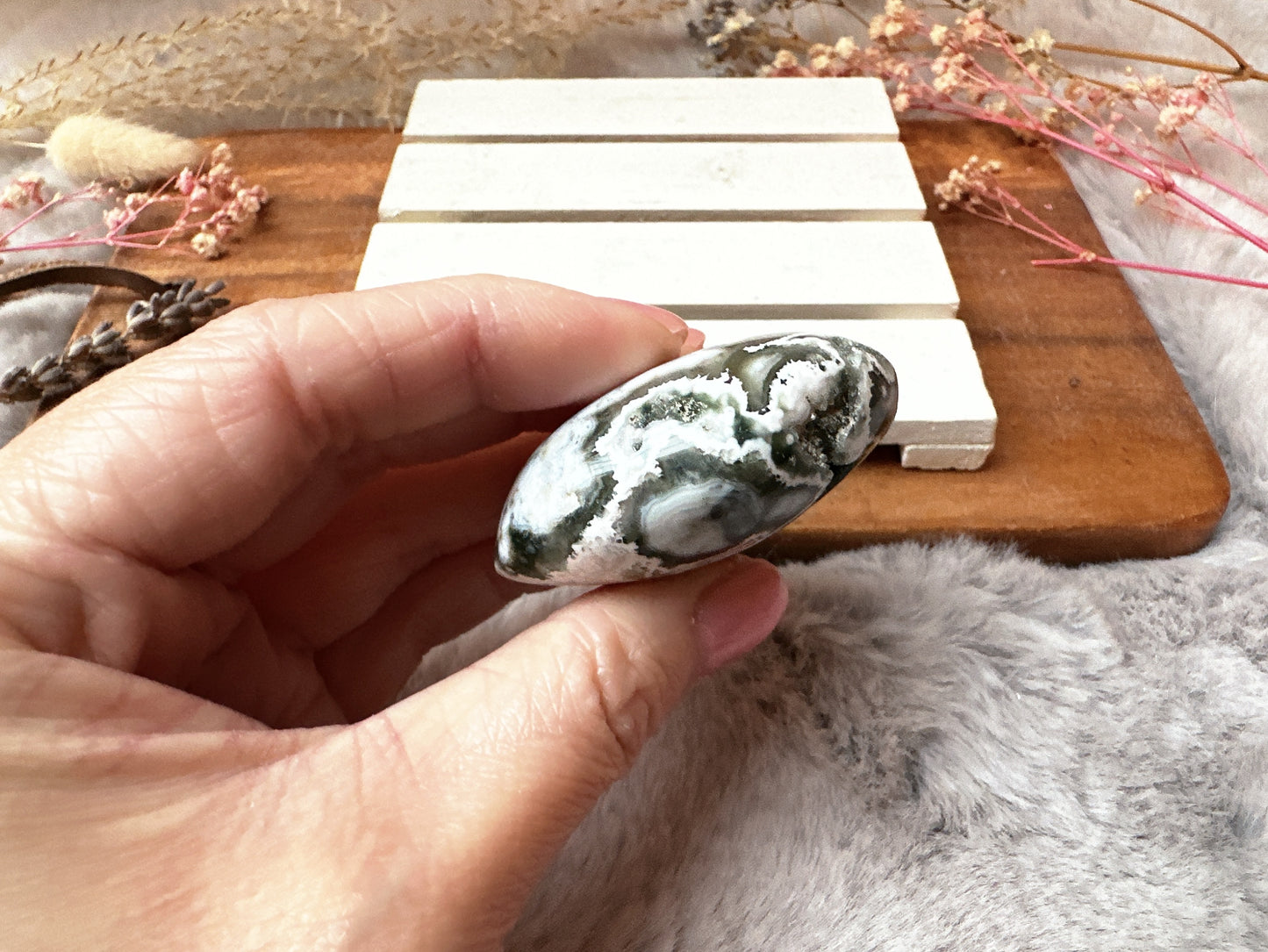 Ocean Jasper Palm Stone