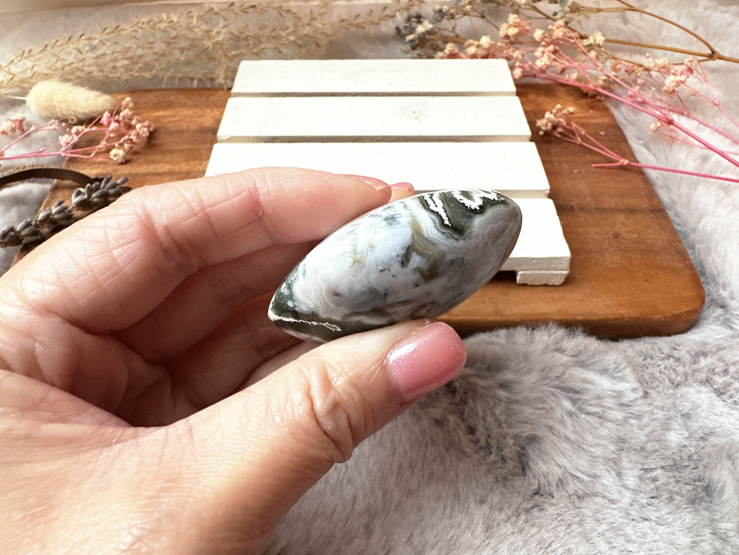 Ocean Jasper Palm Stone