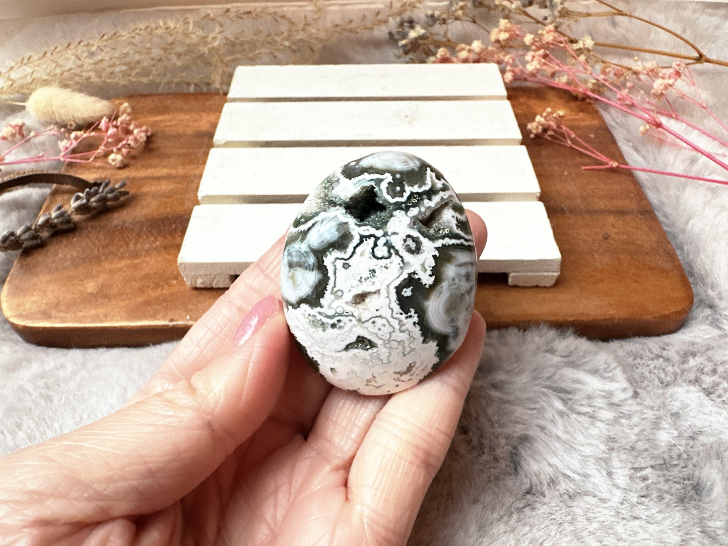 Ocean Jasper Palm Stone
