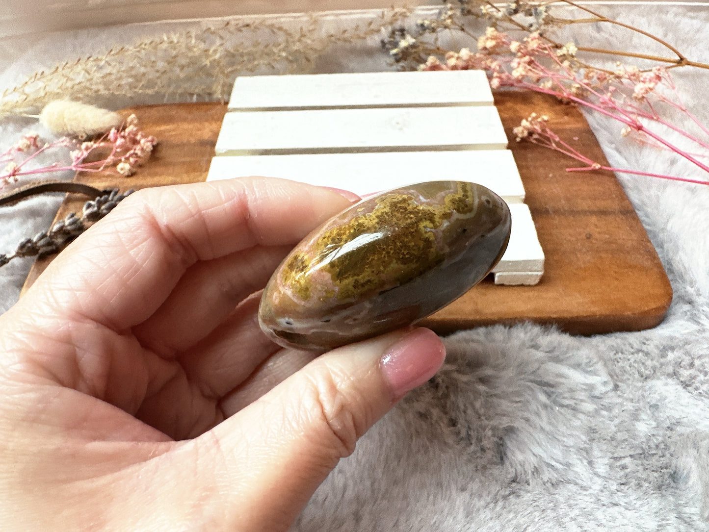 Ocean Jasper Palm Stone