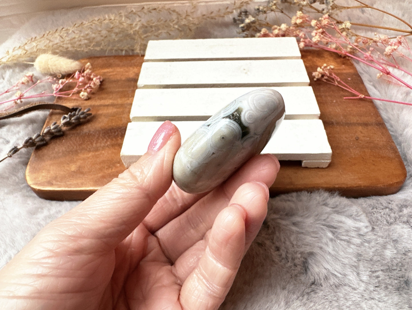 Ocean Jasper Palm Stone