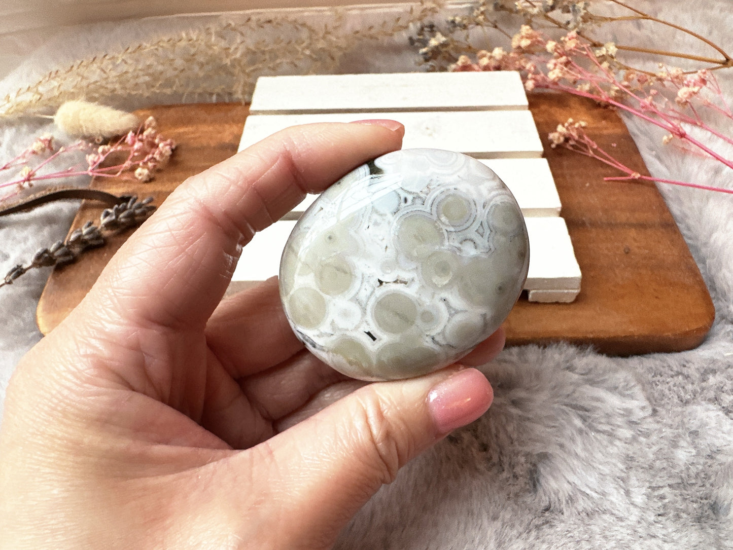 Ocean Jasper Palm Stone