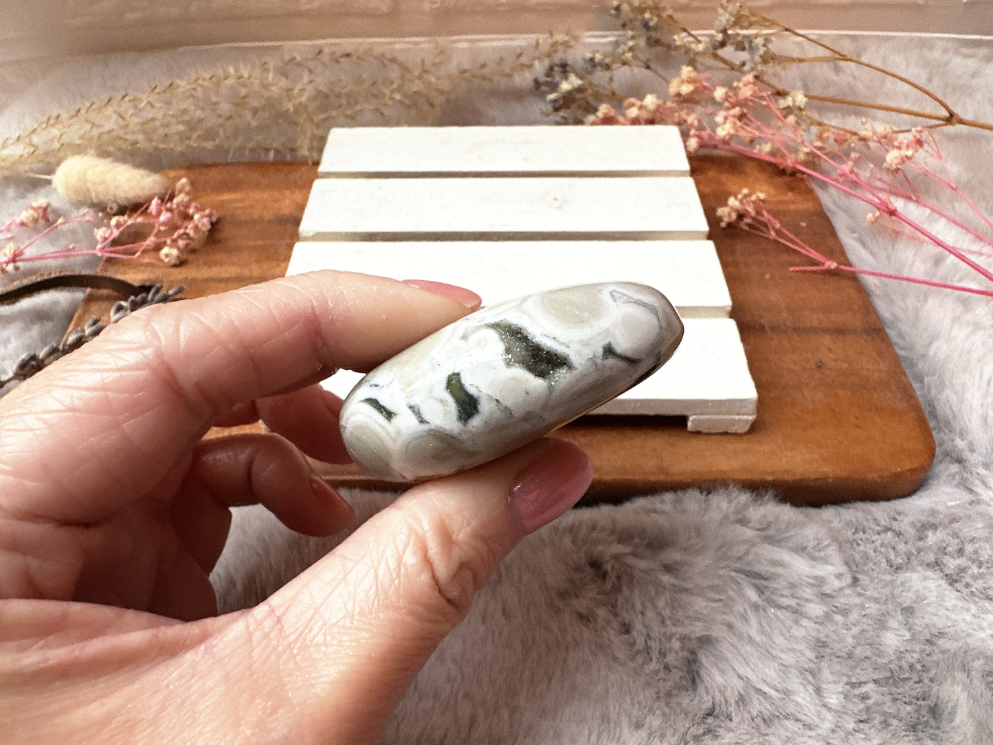 Ocean Jasper Palm Stone