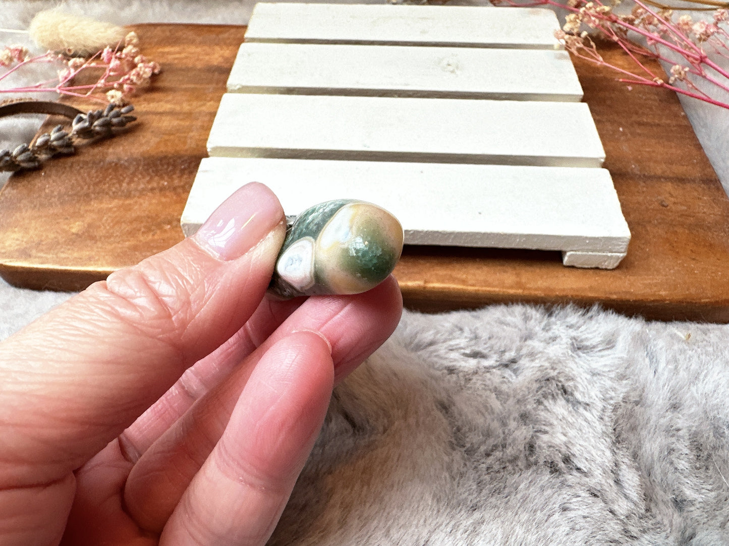 Ocean Jasper Flat Tumble