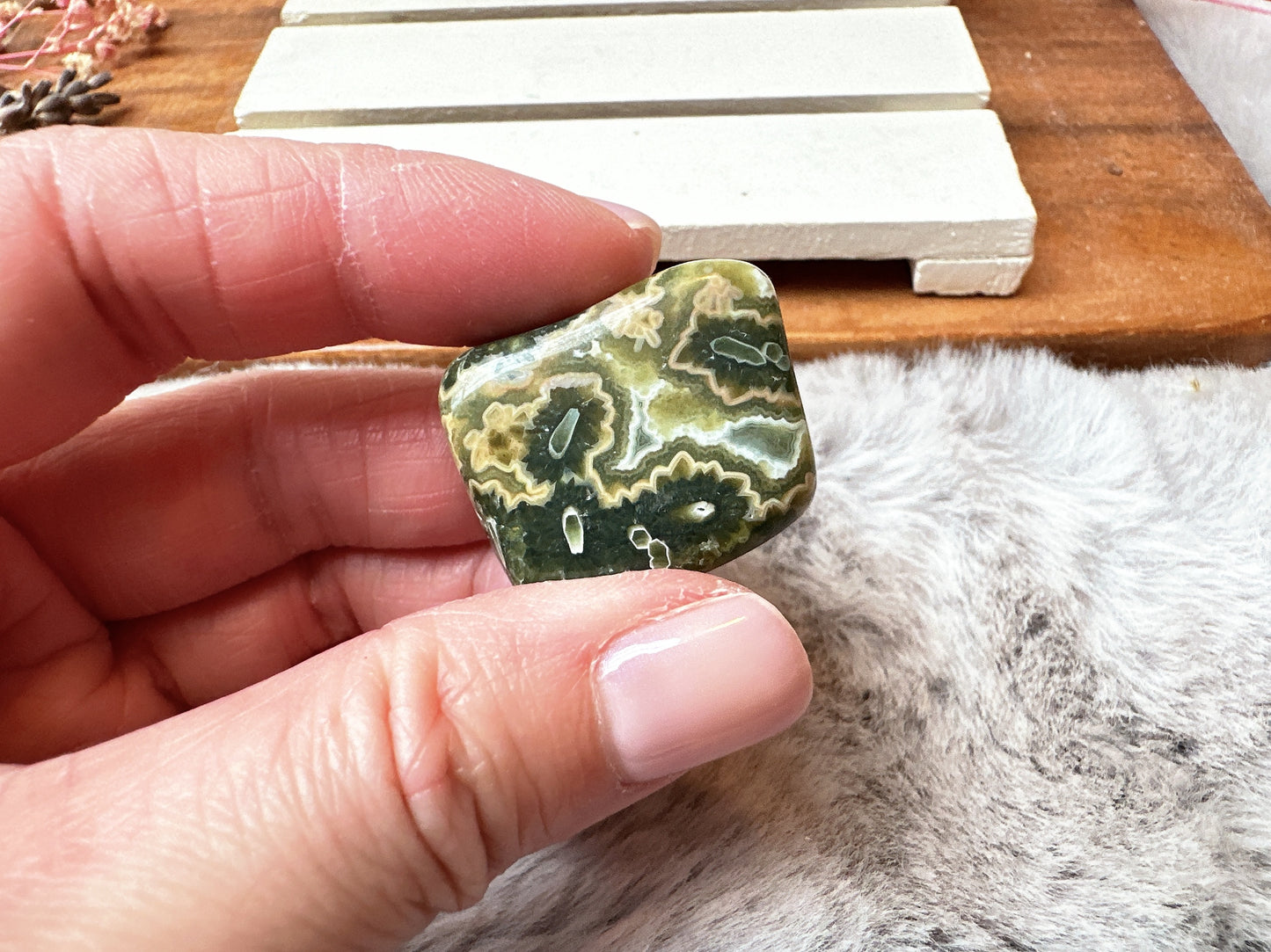 Ocean Jasper Flat Tumble