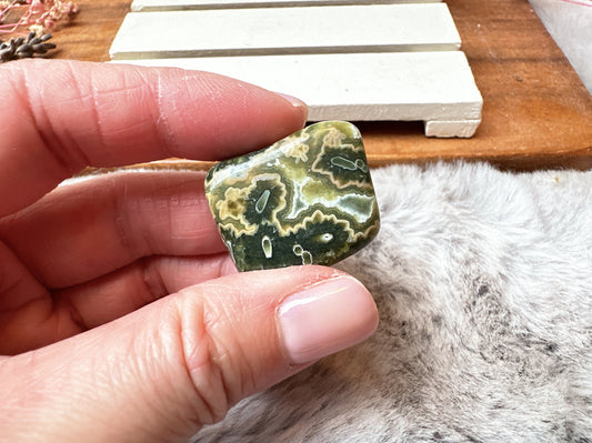 Ocean Jasper Flat Tumble