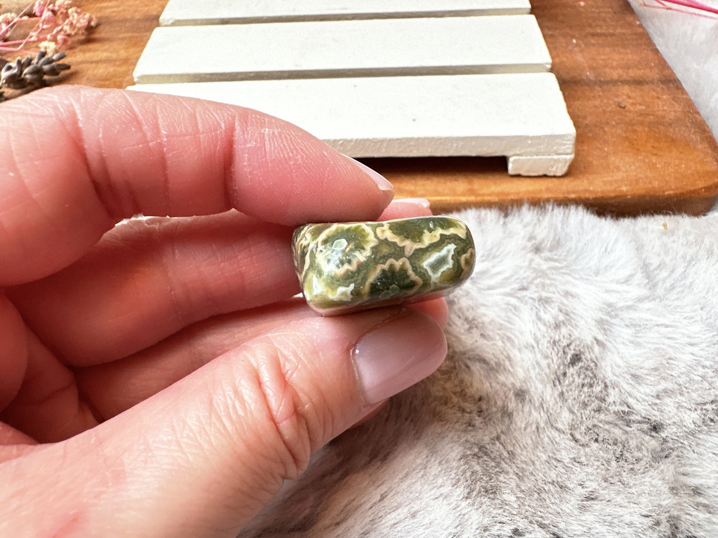 Ocean Jasper Flat Tumble