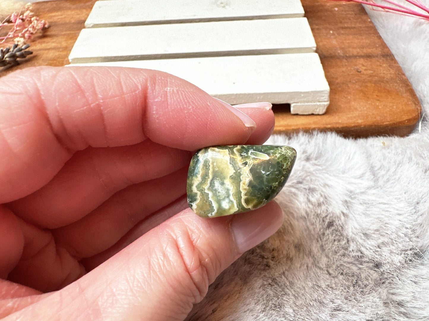 Ocean Jasper Flat Tumble