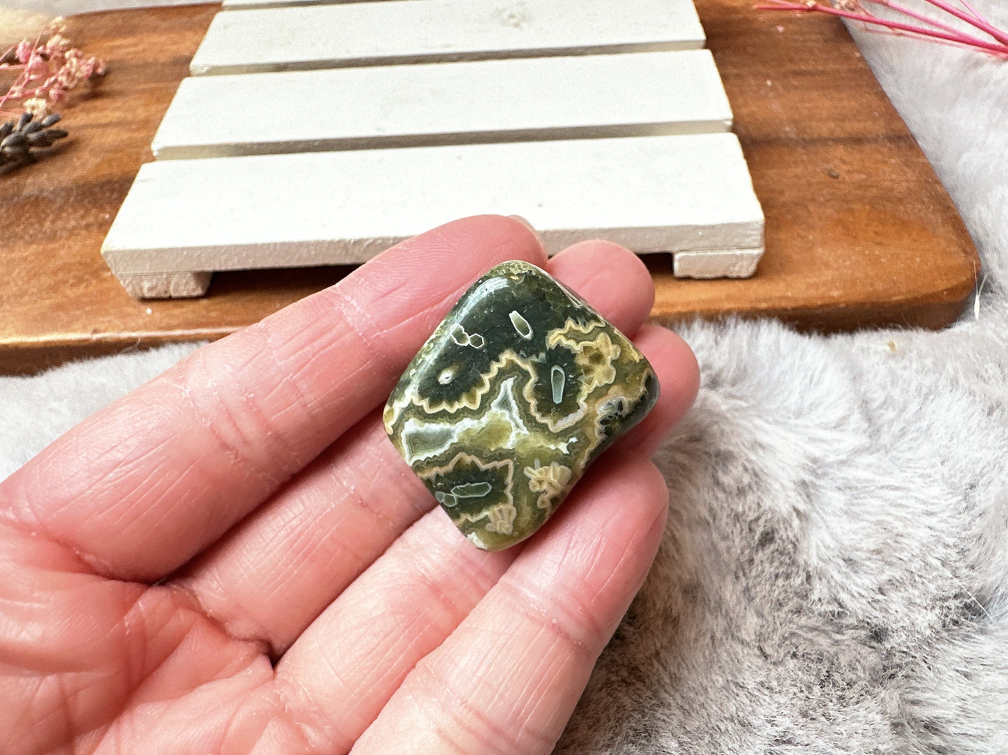 Ocean Jasper Flat Tumble