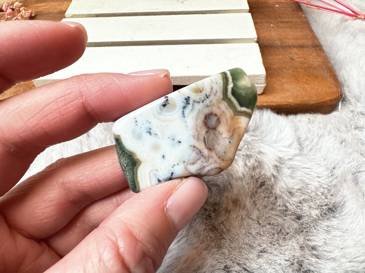 Ocean Jasper Flat Tumble