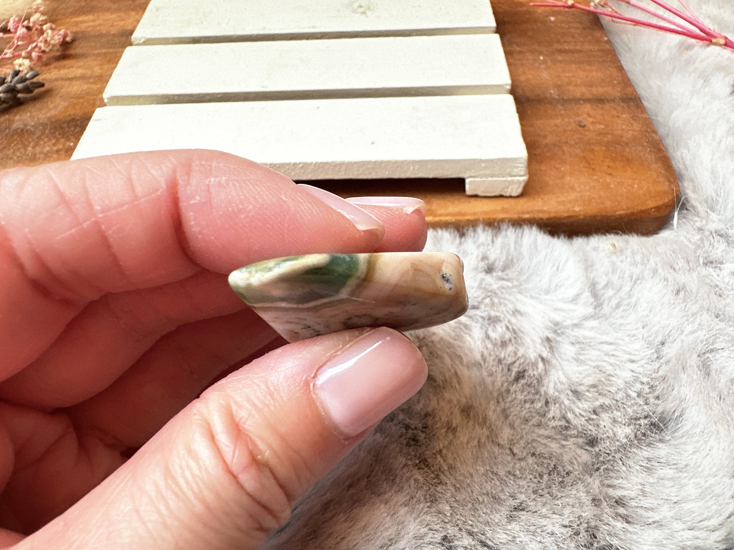 Ocean Jasper Flat Tumble