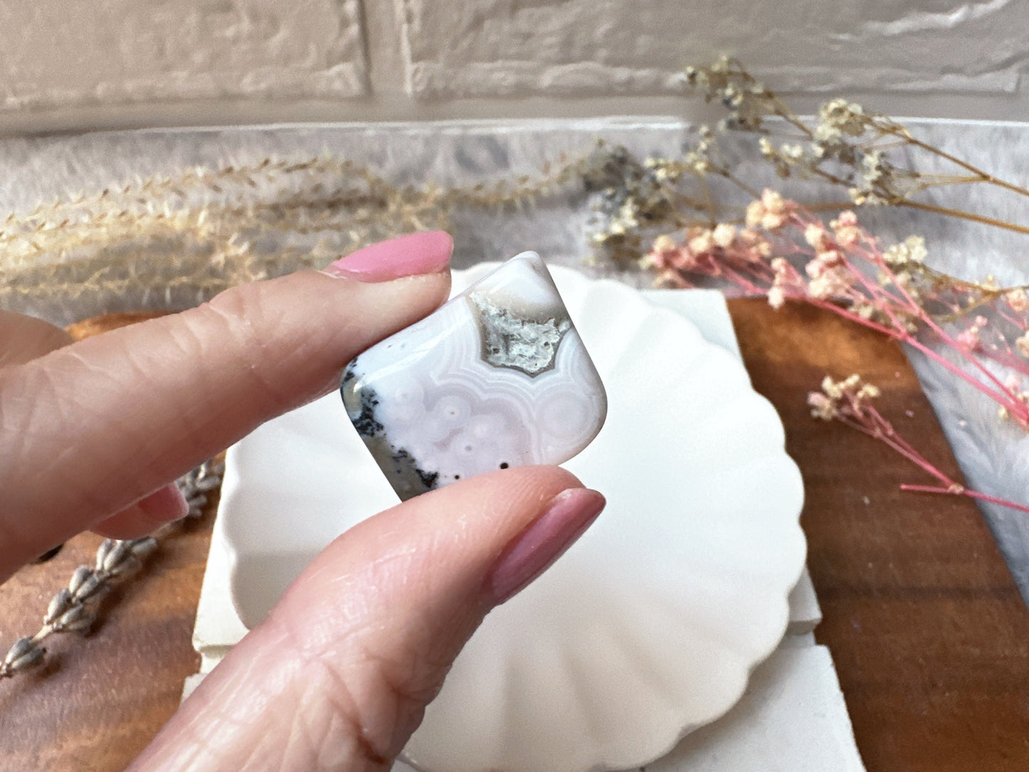 Set of 10 Small Ocean Jasper Tumbles