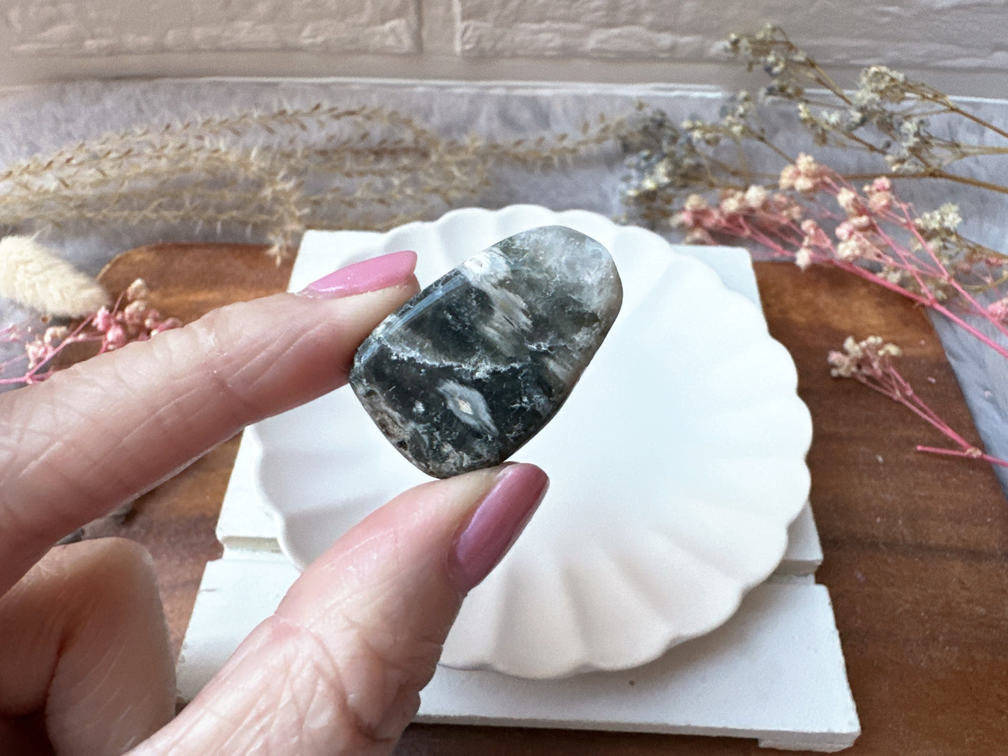 Set of 6 Ocean Jasper Tumbles