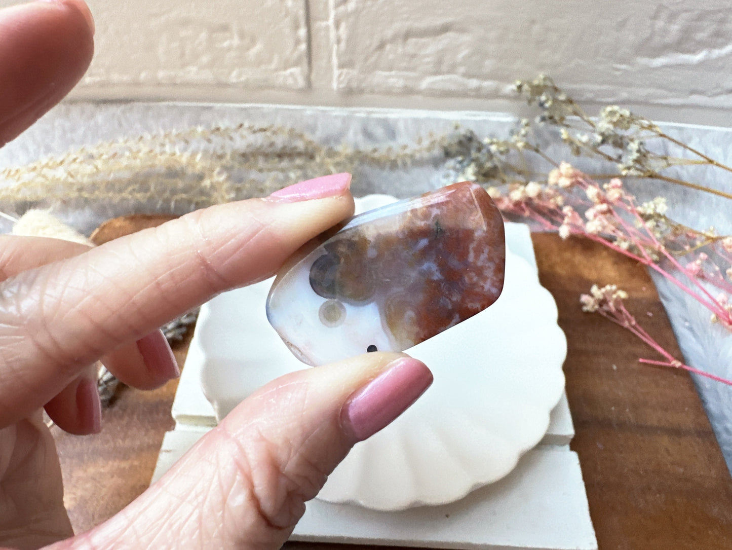 Set of 6 Ocean Jasper Tumbles