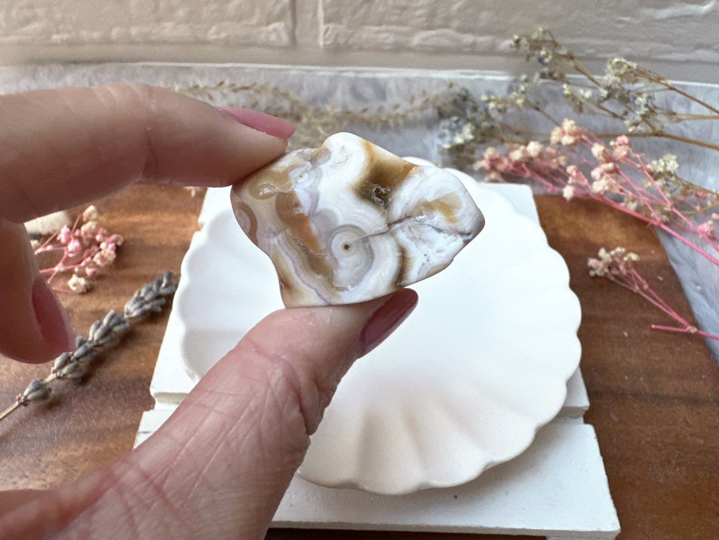 Set of 6 Ocean Jasper Tumbles