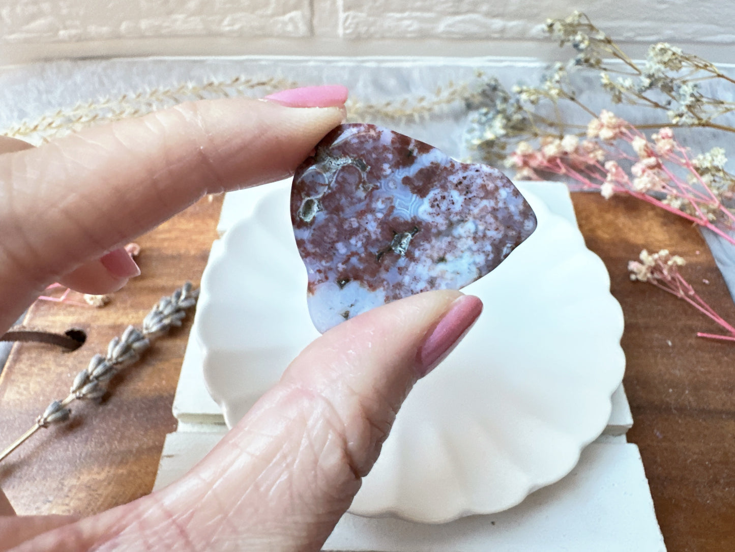 Set of 6 Ocean Jasper Tumbles