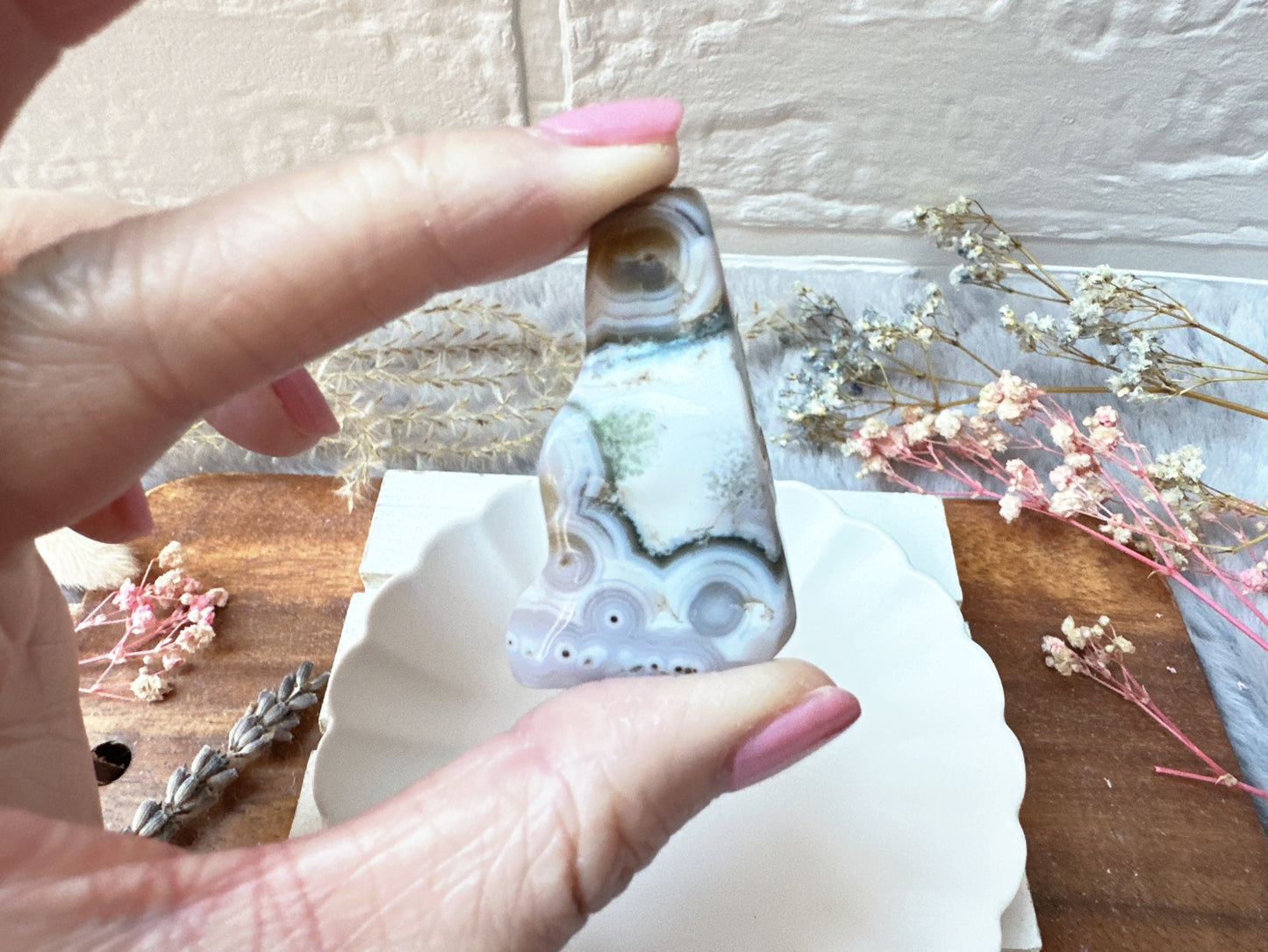 Set of 6 Ocean Jasper Tumbles