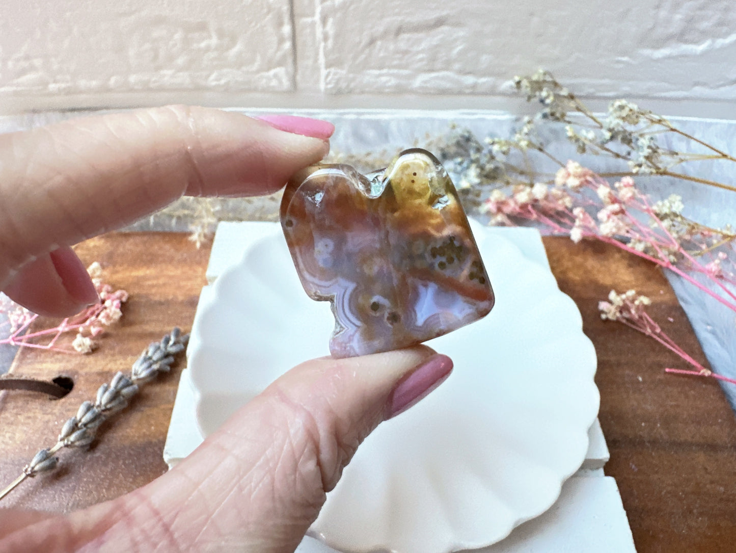 Set of 6 Ocean Jasper Tumbles