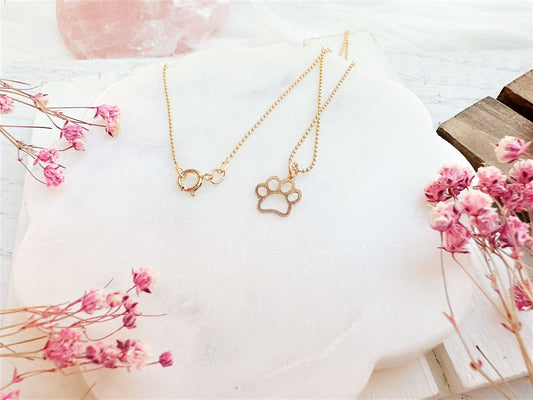 Paw Print Necklace