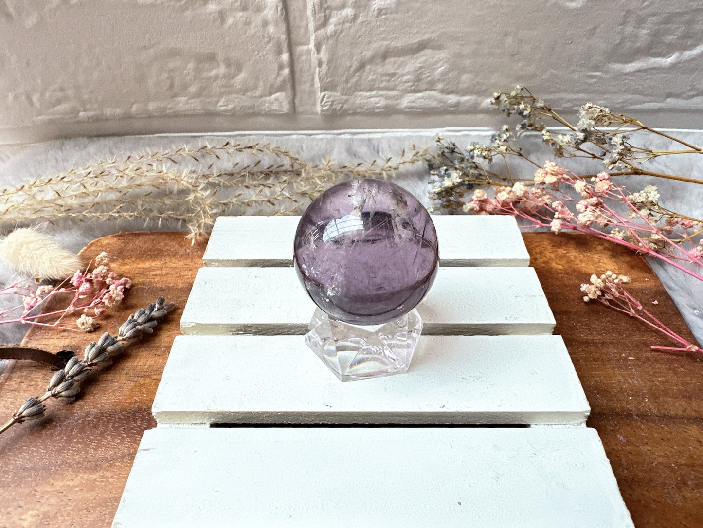 Small Phantom Amethyst Sphere