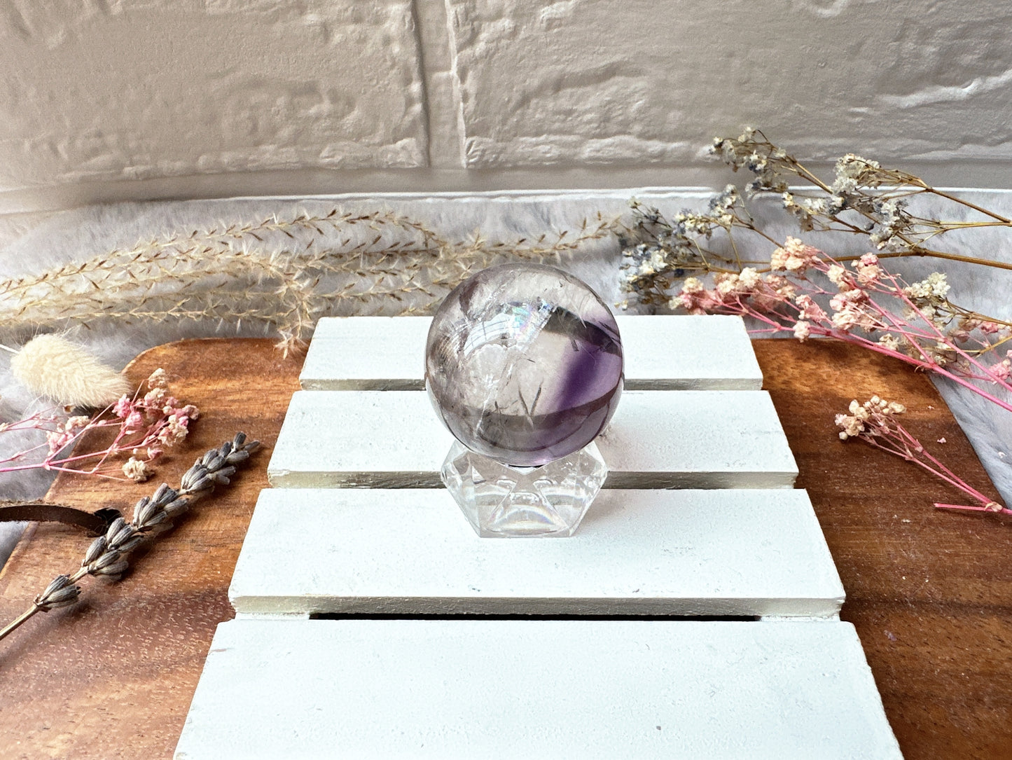 Small Phantom Amethyst Sphere