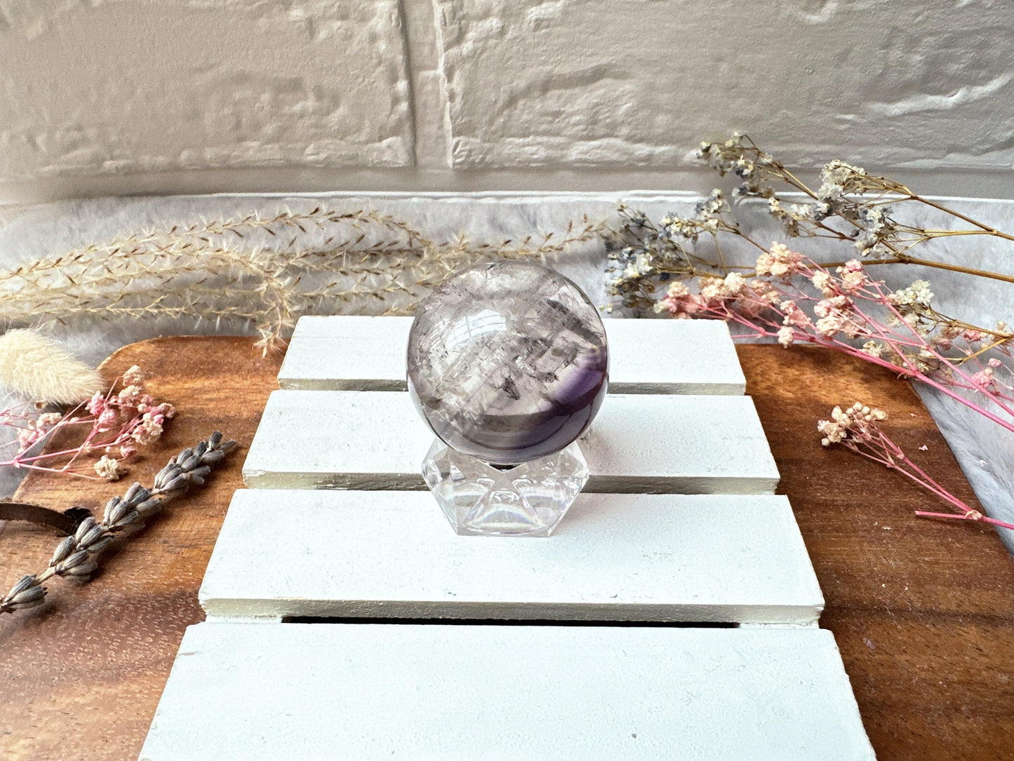 Small Phantom Amethyst Sphere