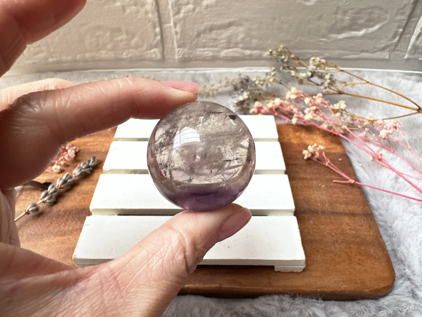 Small Phantom Amethyst Sphere