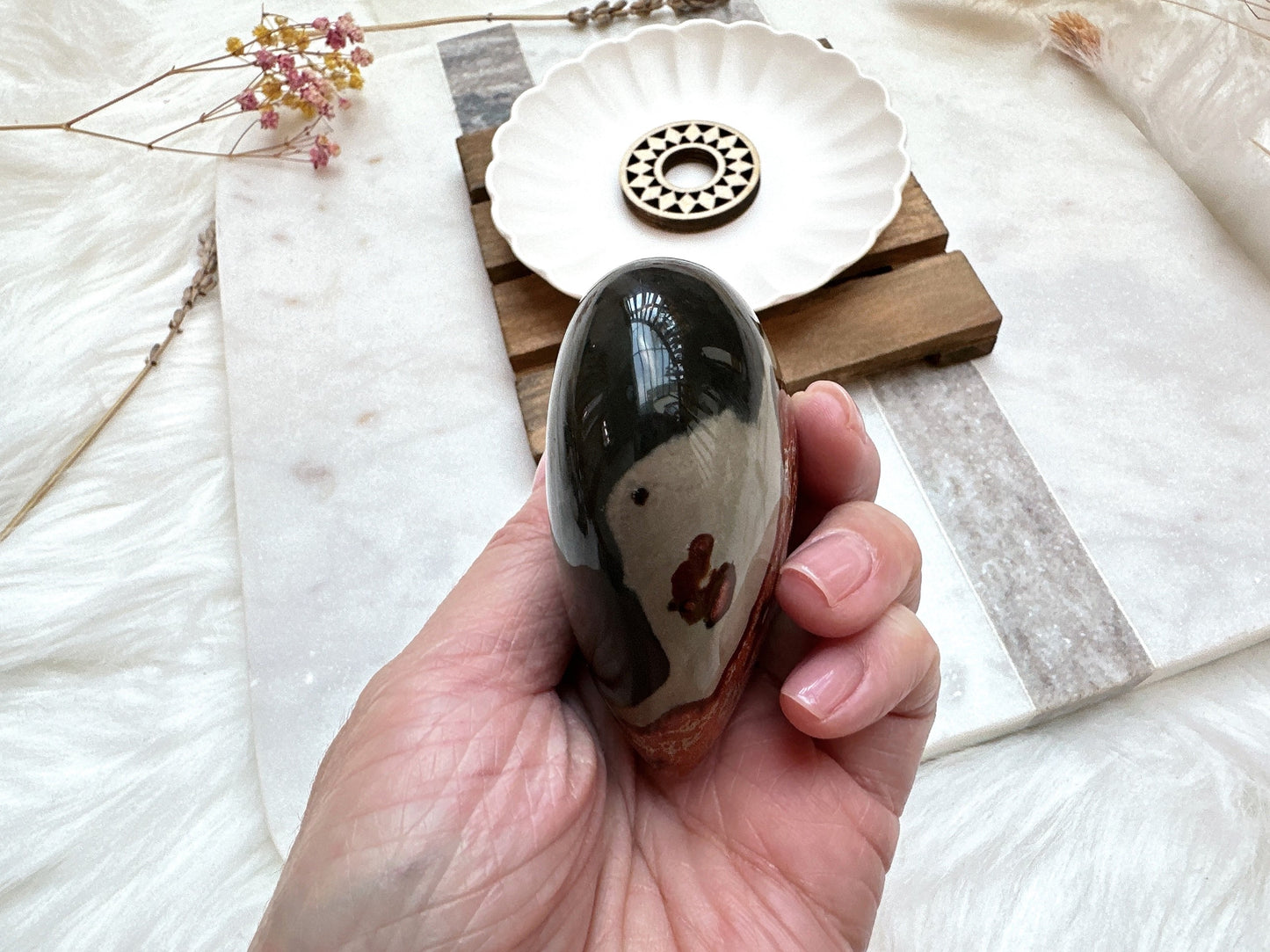 Polychrome Jasper Heart