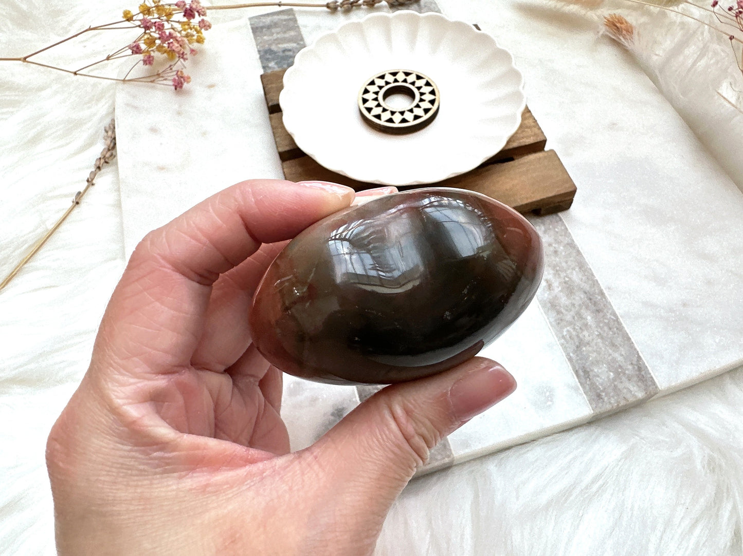 Polychrome Jasper Heart