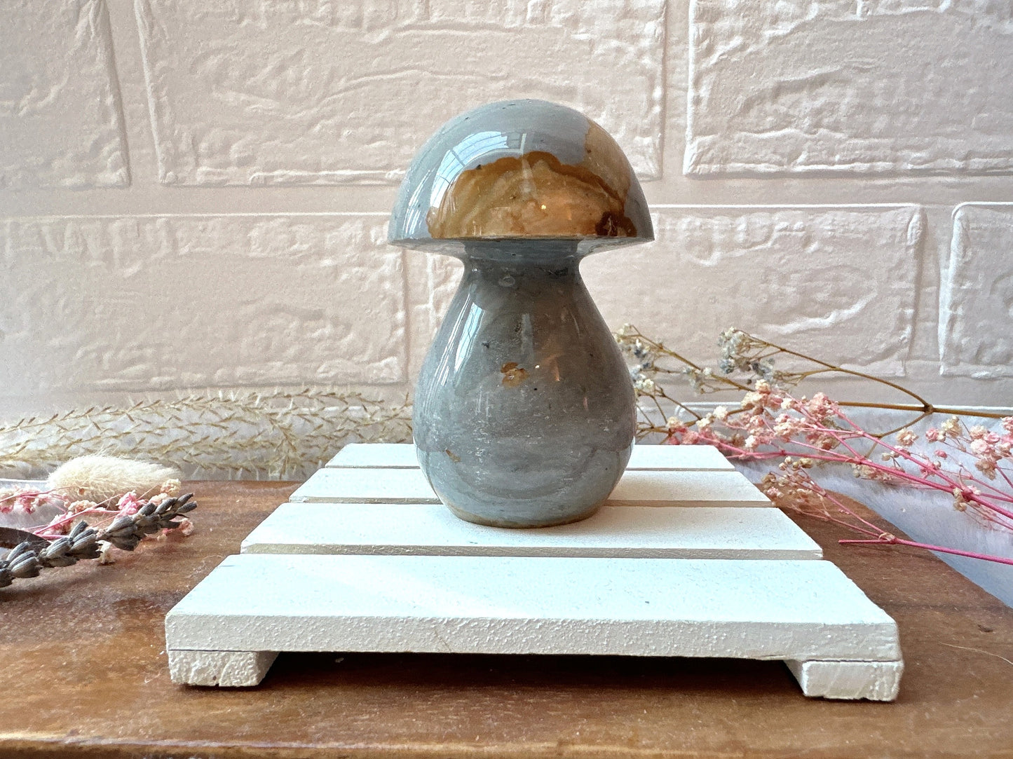 Polychrome Jasper Mushroom