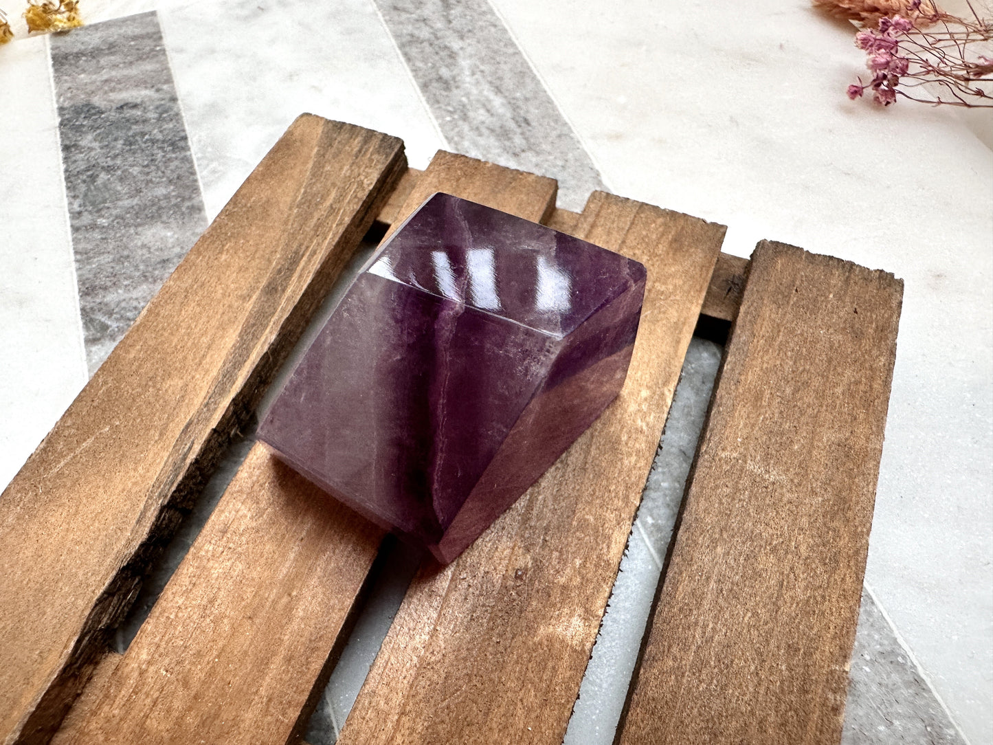 Purple Fluorite Free Form