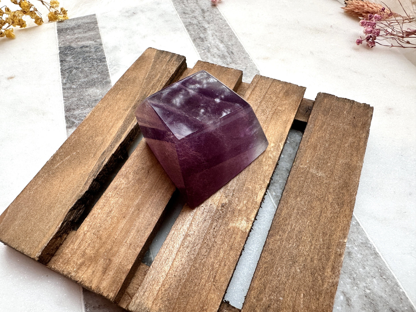 Purple Fluorite Free Form