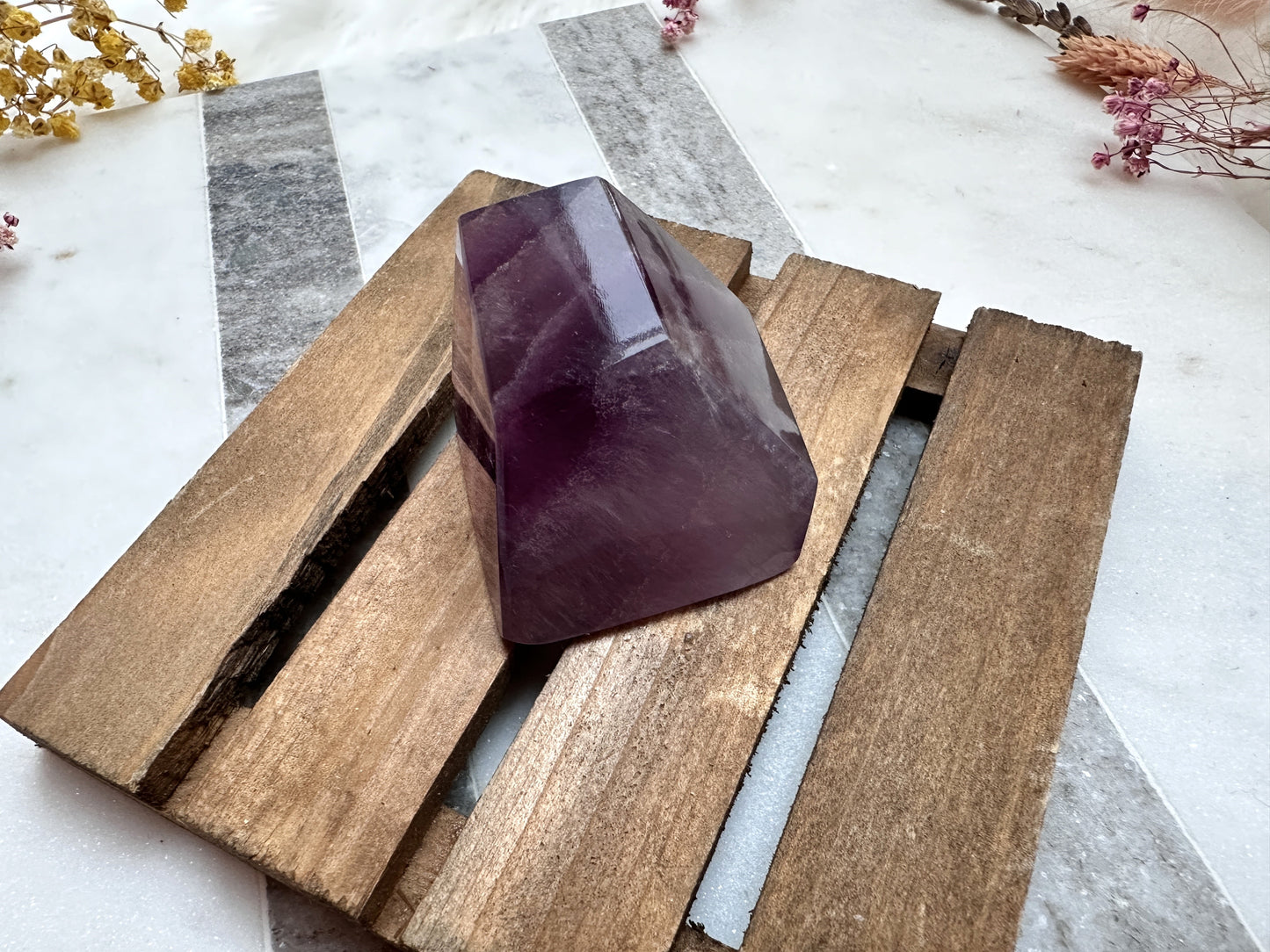 Purple Fluorite Free Form