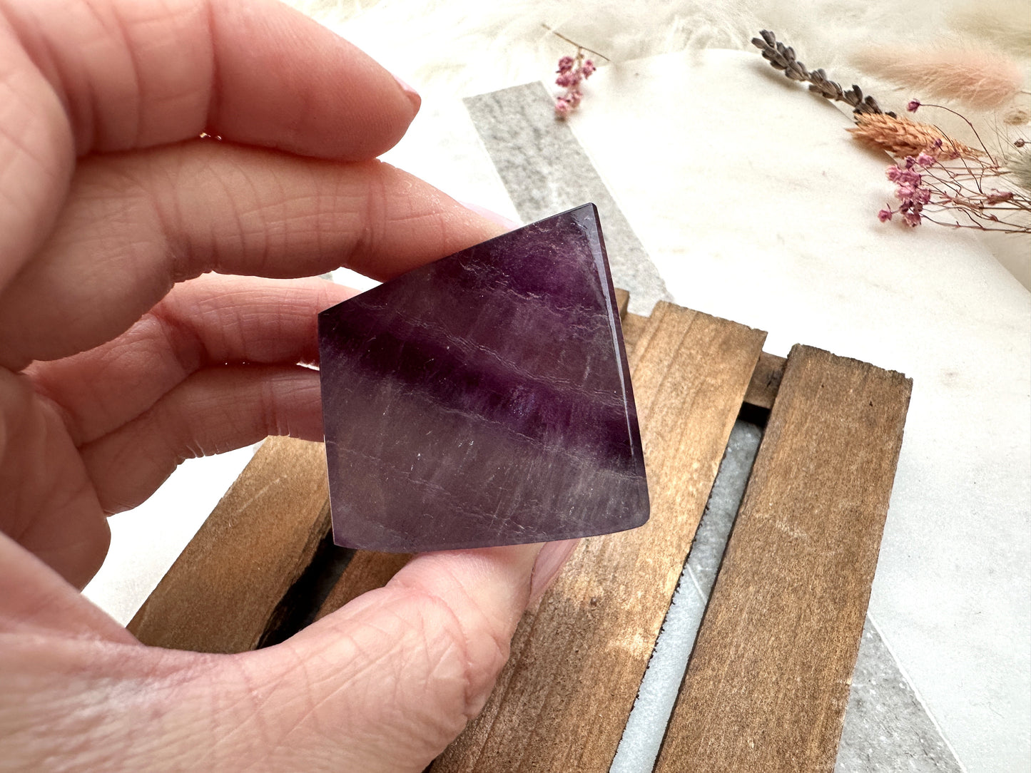 Purple Fluorite Free Form