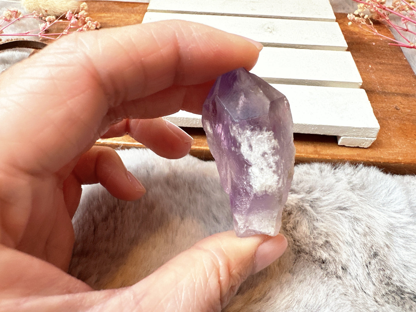 Small Raw Amethyst Point