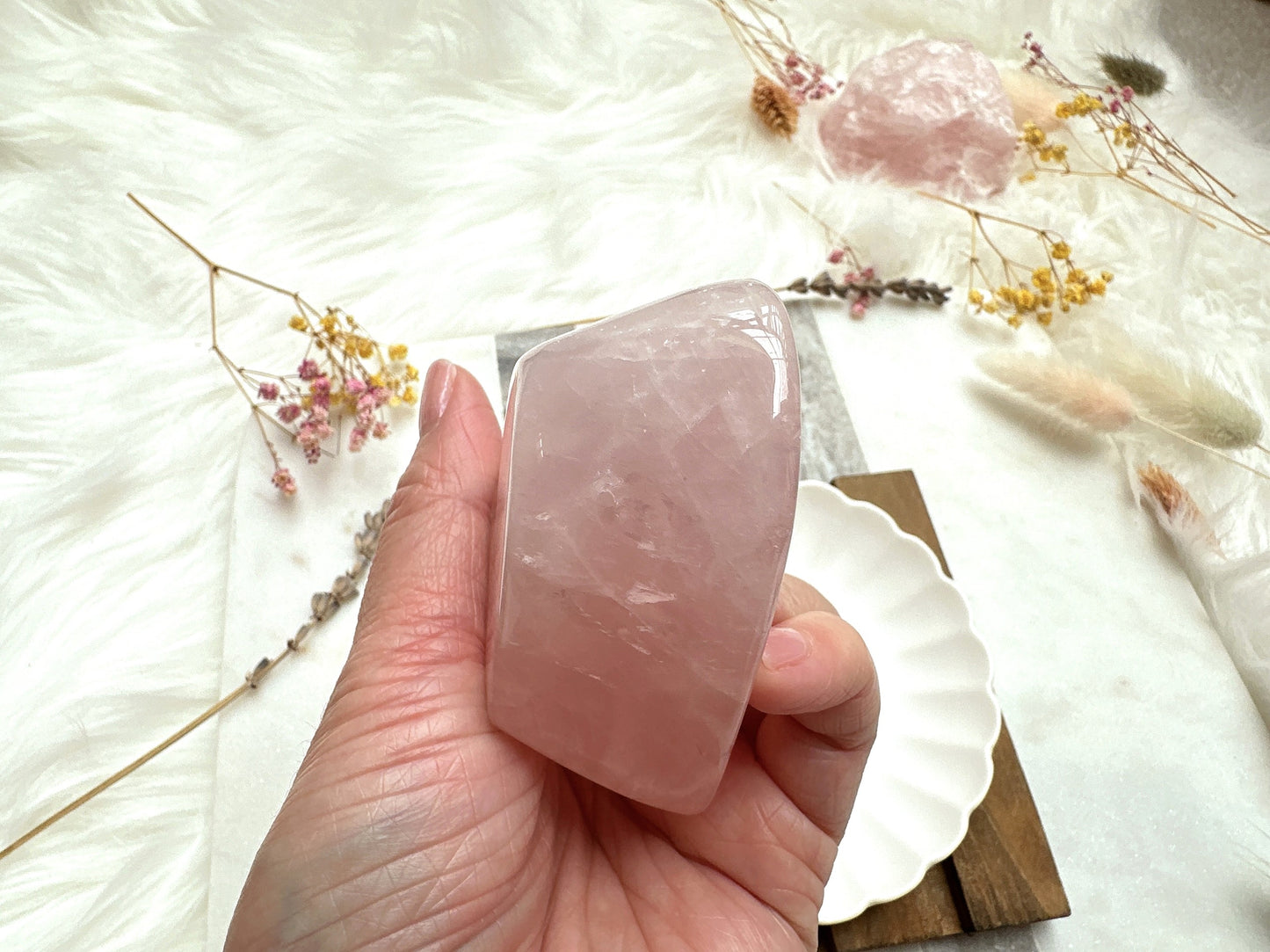 Small Rose Quartz Heart Bowl/Dish