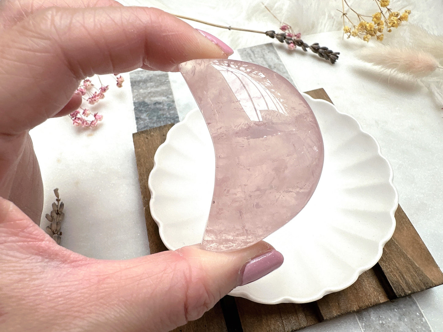 Rose Quartz Moon