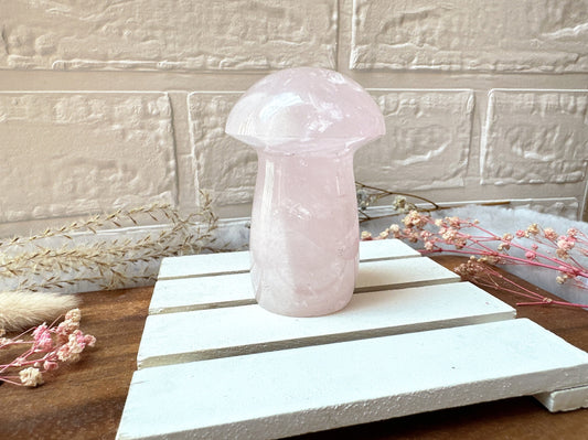Rose Quartz Mushroom