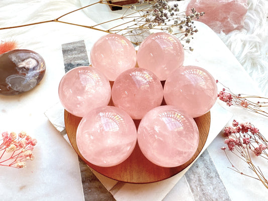 Small Rose Quartz Sphere