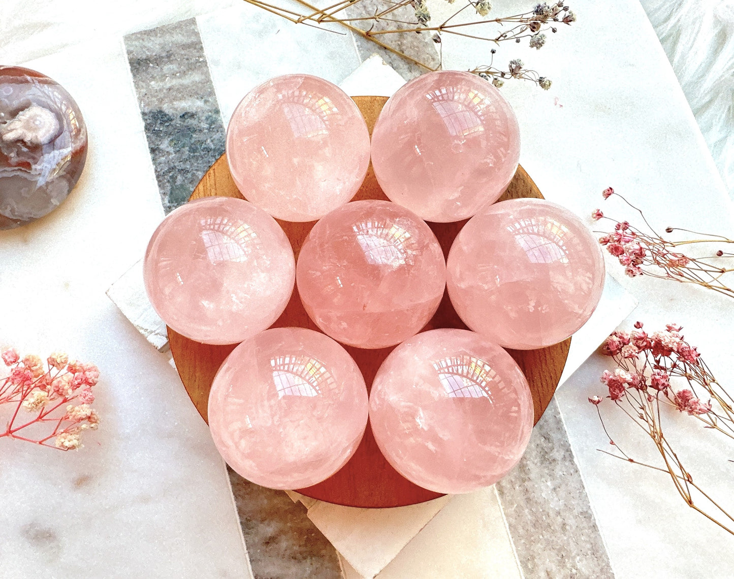 Small Rose Quartz Sphere