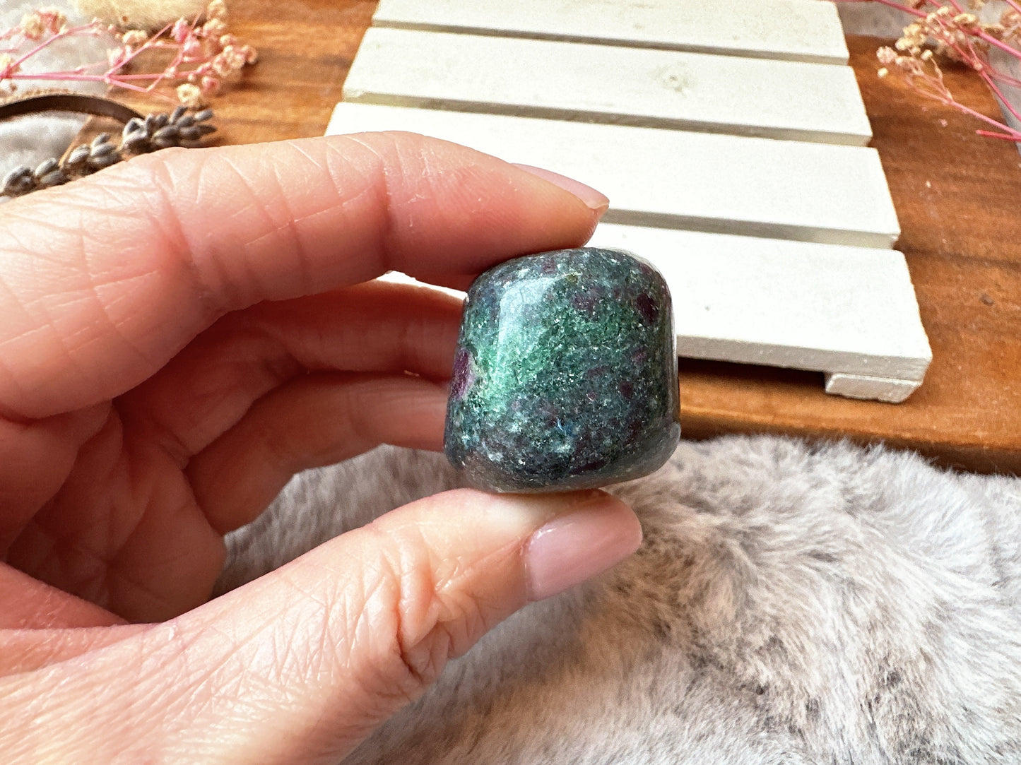 Ruby Fuchsite Kyanite Tumble