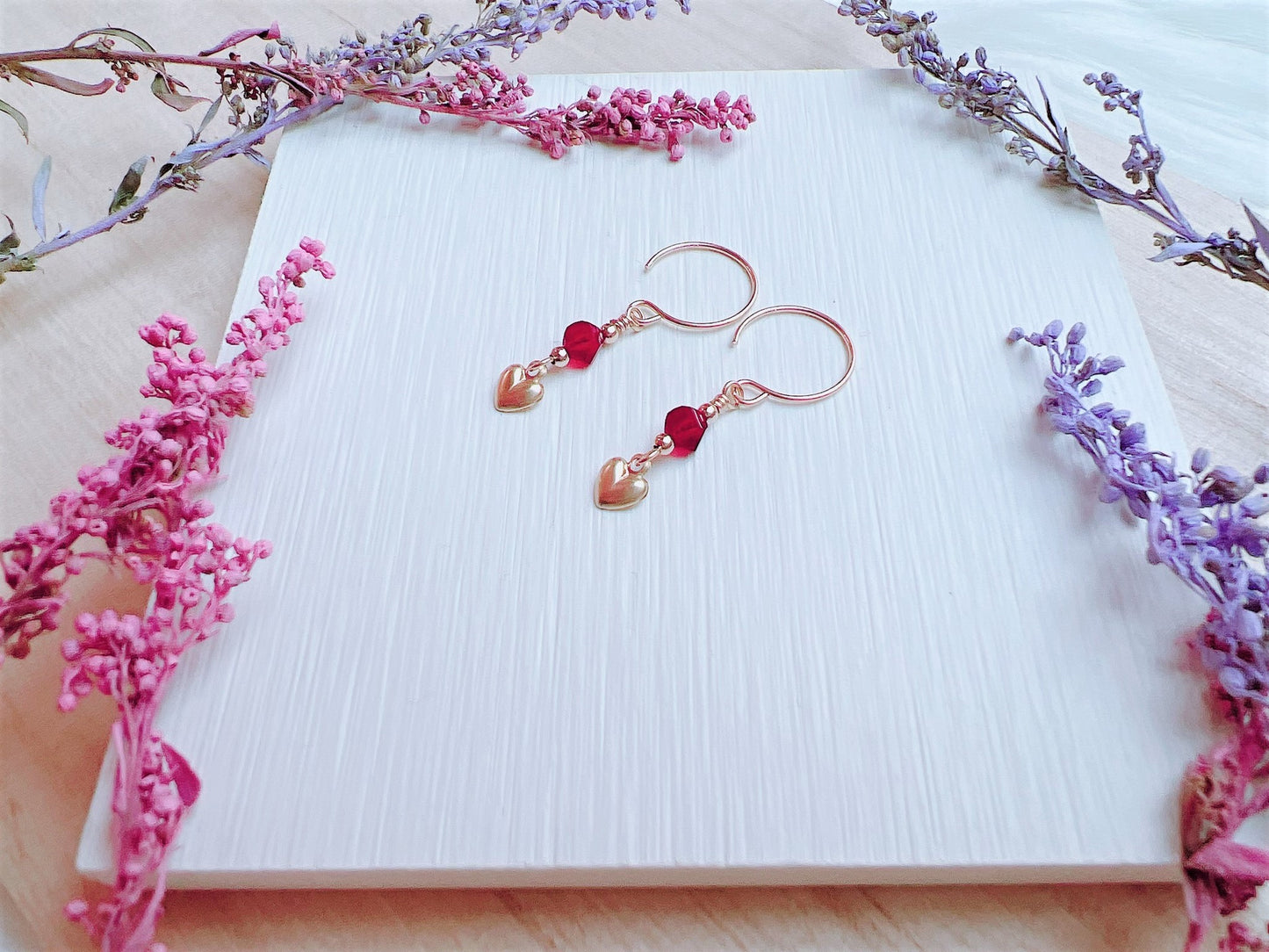 Heart Charm Earrings